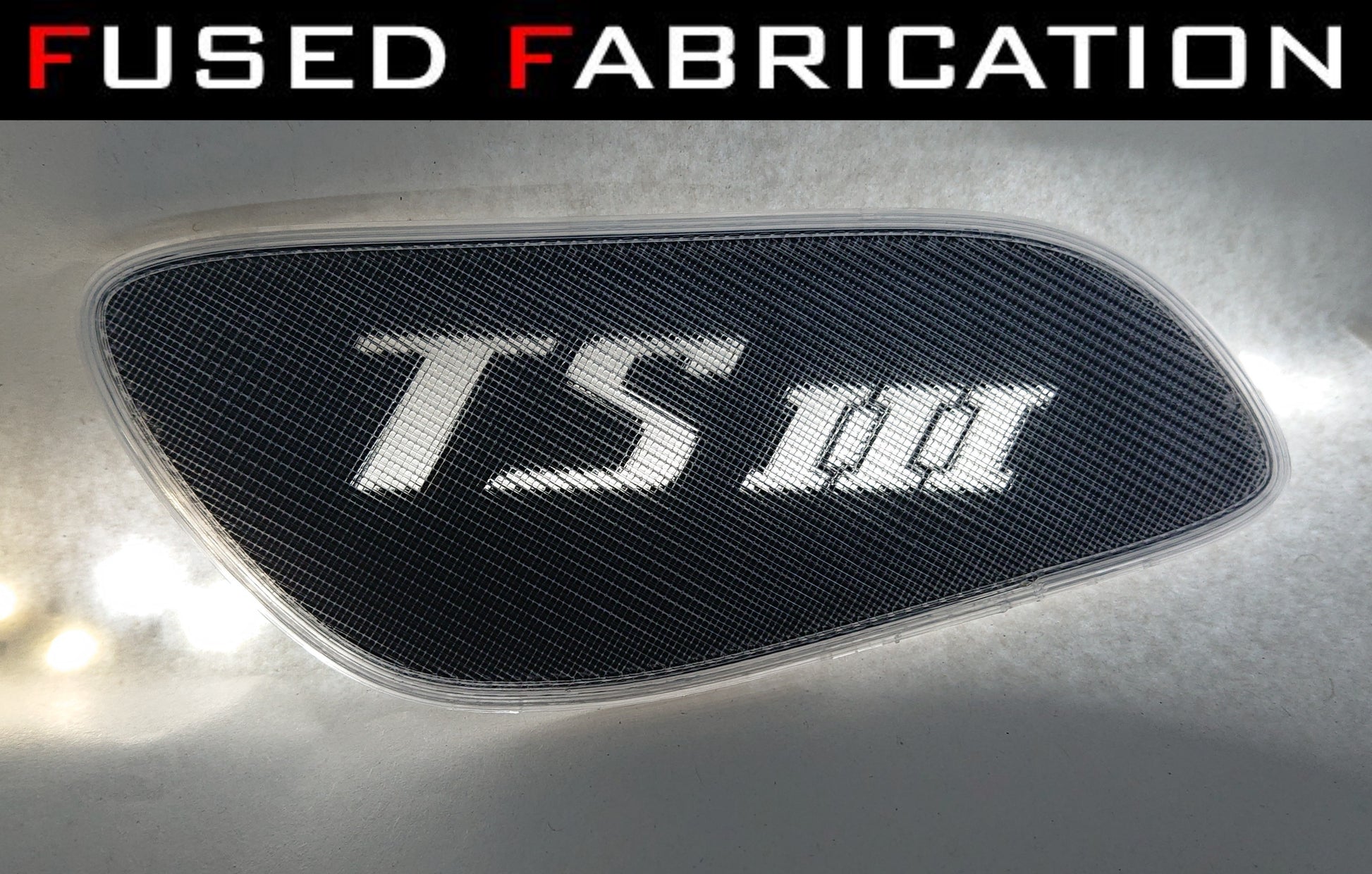 hyundai coupe / tuscani / tiburon clear door light TSIII logo