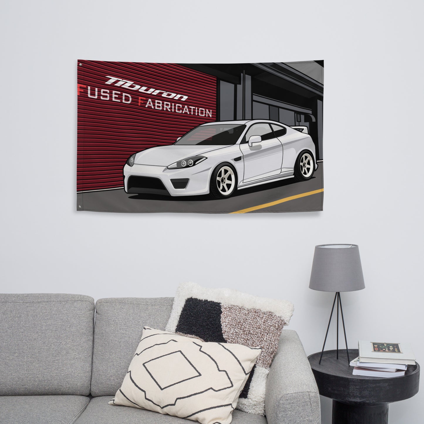 Hyundai Coupe Wall Flag